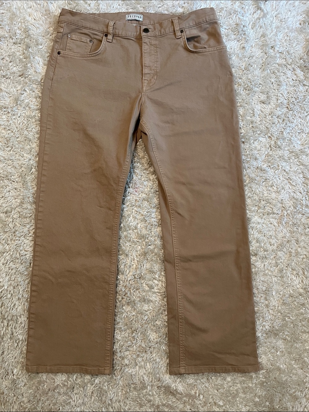Tecovas Tan Straight-Leg Jeans